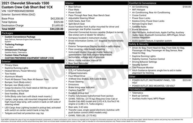 Used 2021 Chevrolet Silverado 1500 Custom image 7