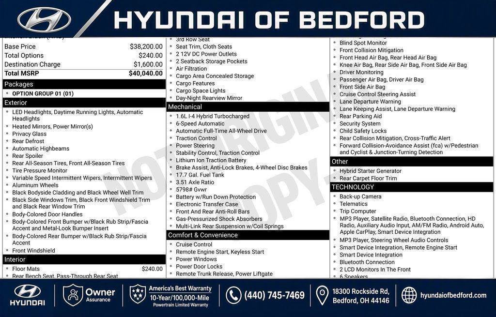 New 2026 Hyundai Santa Fe SE AWD/4WD image 30