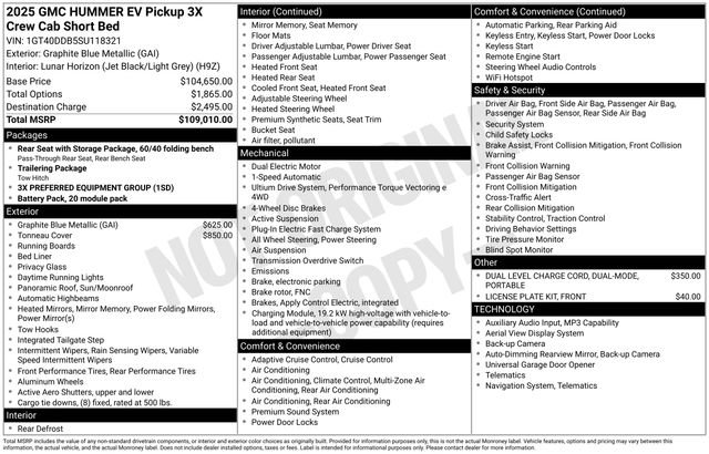 Used 2025 GMC Hummer EV 3X AWD/4WD image 14