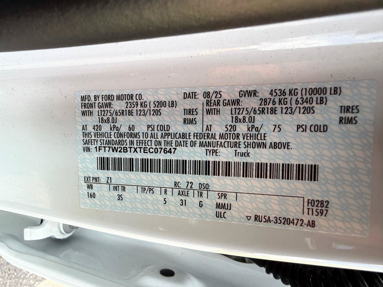 Used 2026 Ford F250 XLT AWD/4WD image 16