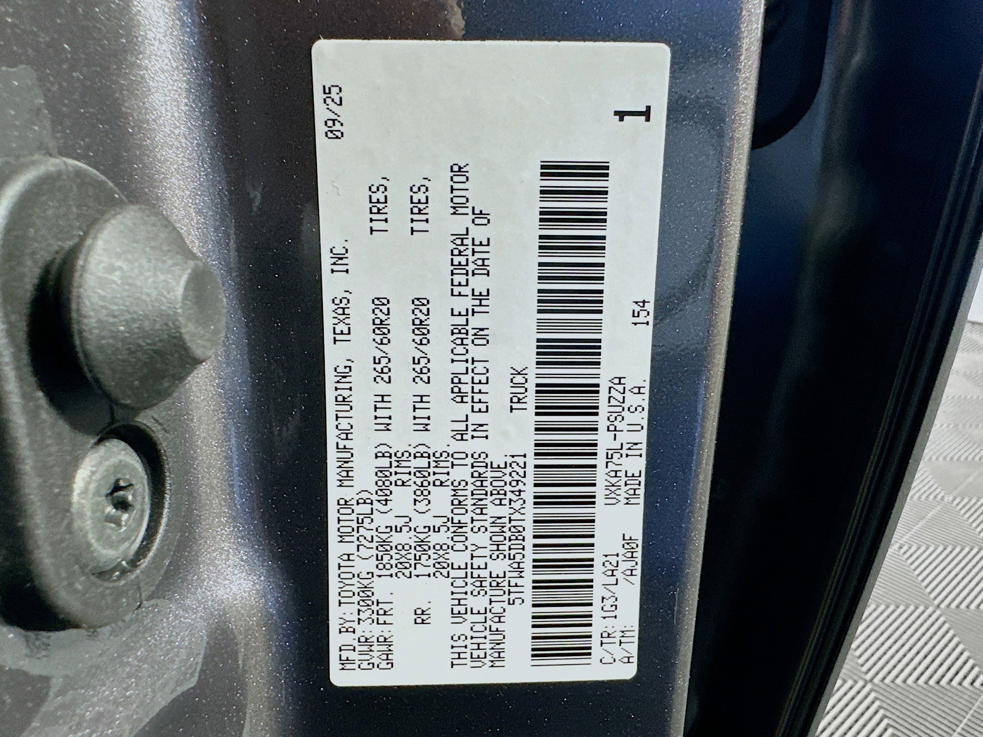 New 2026 Toyota Tundra Platinum image 12