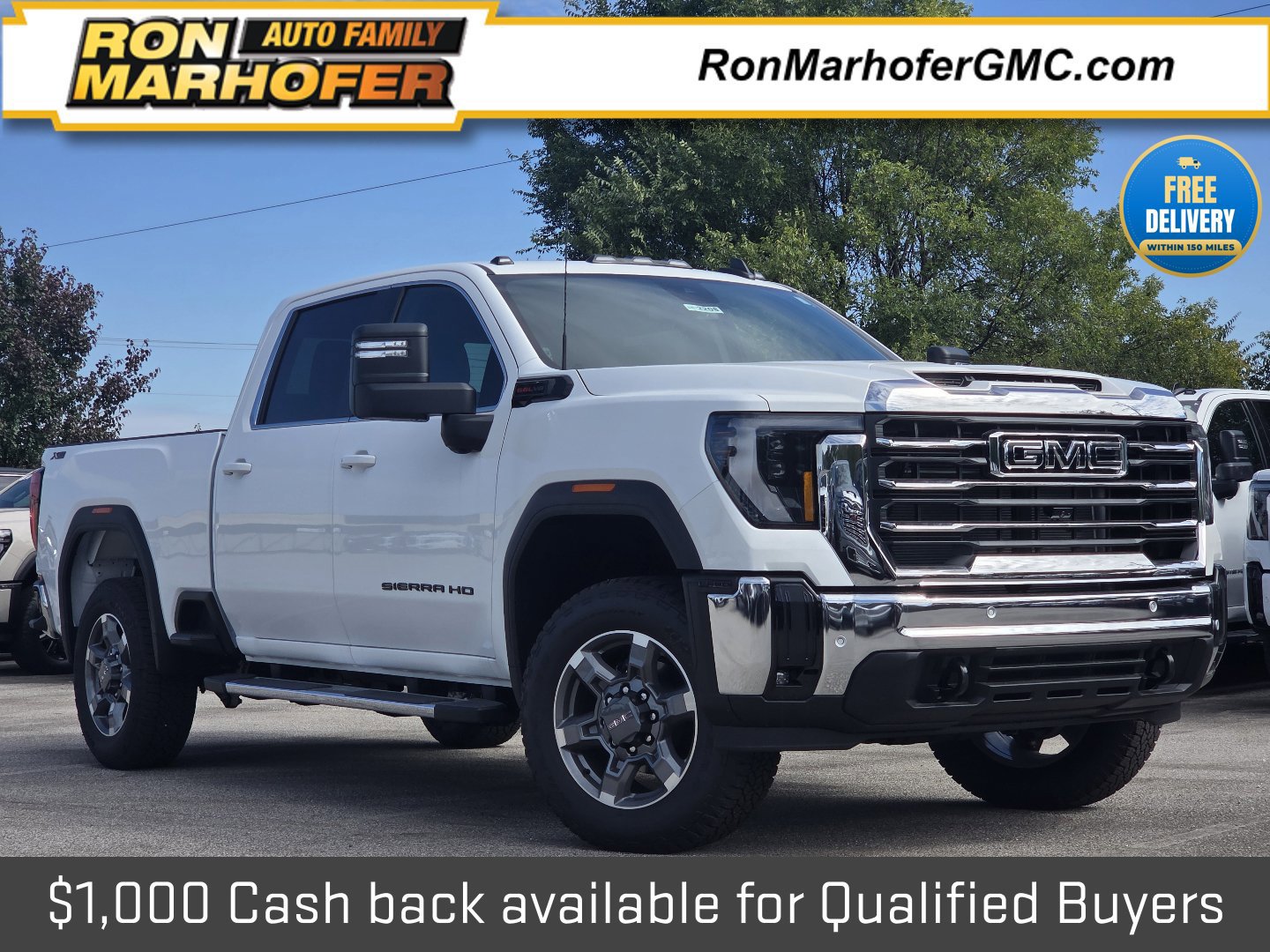 New 2026 GMC Sierra 2500 SLE w/ SLE Value Package; AWD/4WD 360° Tour