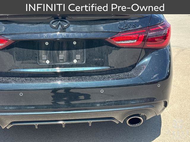Certified 2023 INFINITI Q50 Red Sport 400 w/ Black Opal Edition RWD image 6