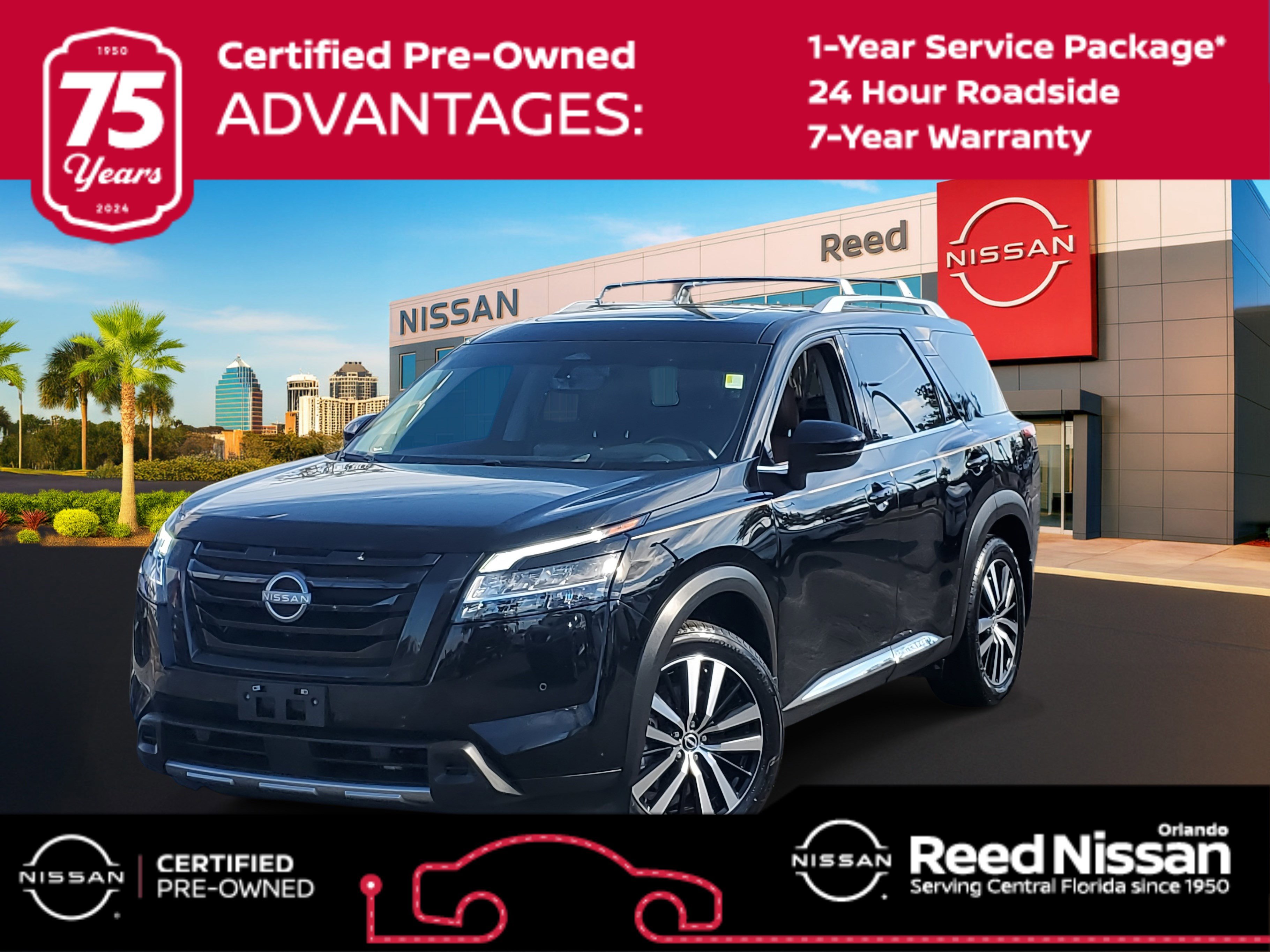 Certified 2023 Nissan Pathfinder Platinum w/ Black Appearance Package