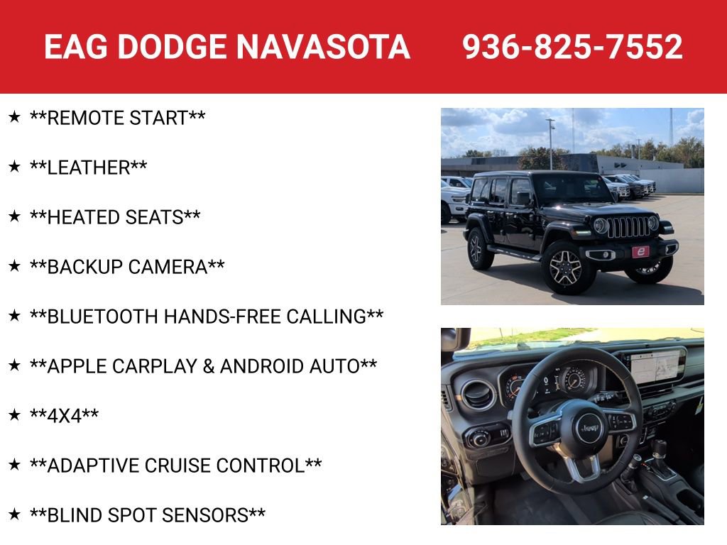 New 2025 Jeep Wrangler Sahara w/ Safety Group image 4