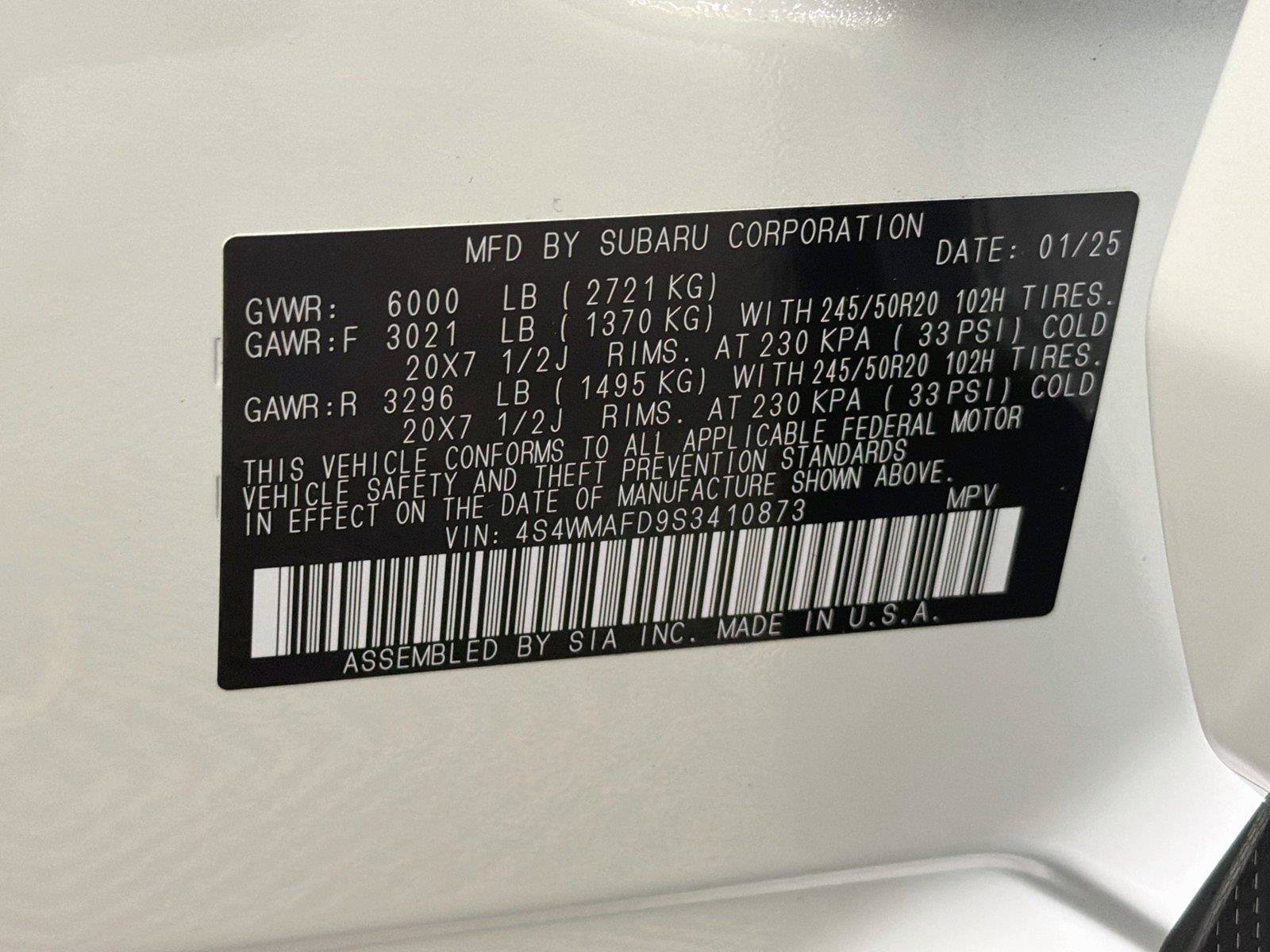 Used 2025 Subaru Ascent Onyx Edition AWD/4WD image 39