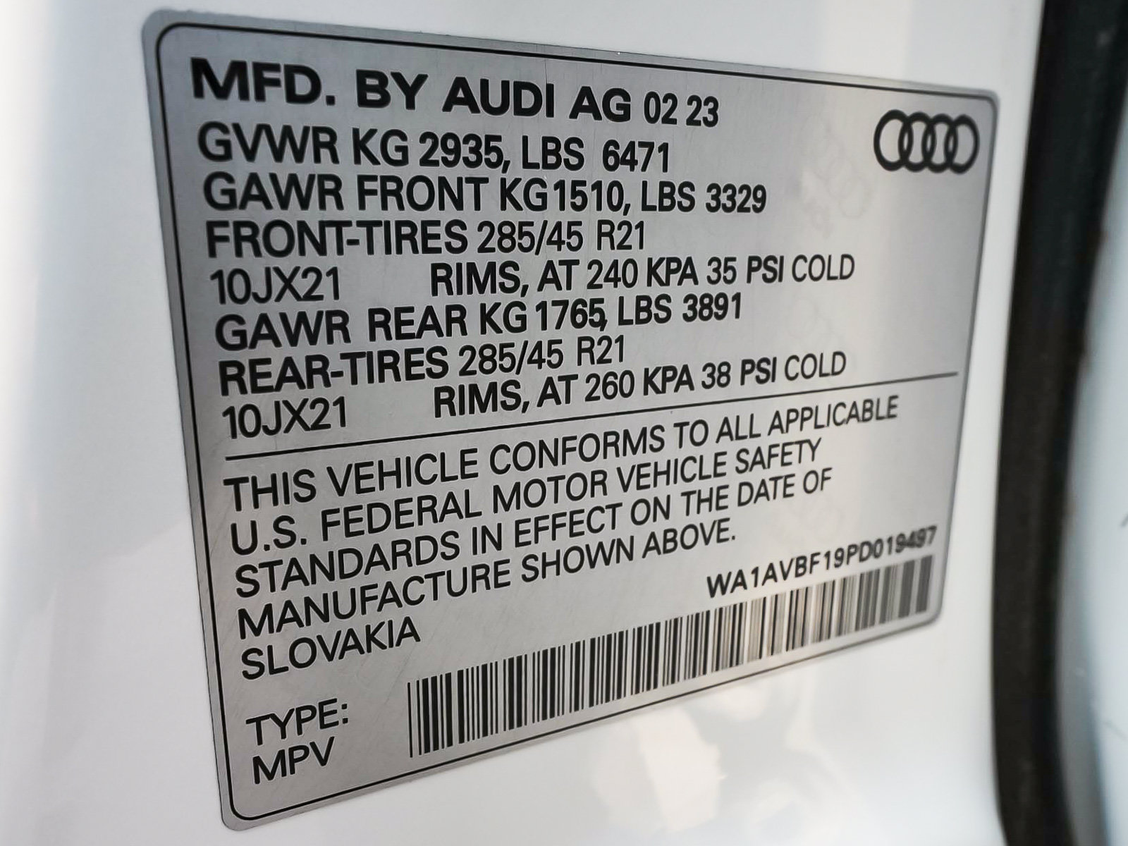 Used 2023 Audi Q8 Premium w/ Convenience Package AWD/4WD image 15