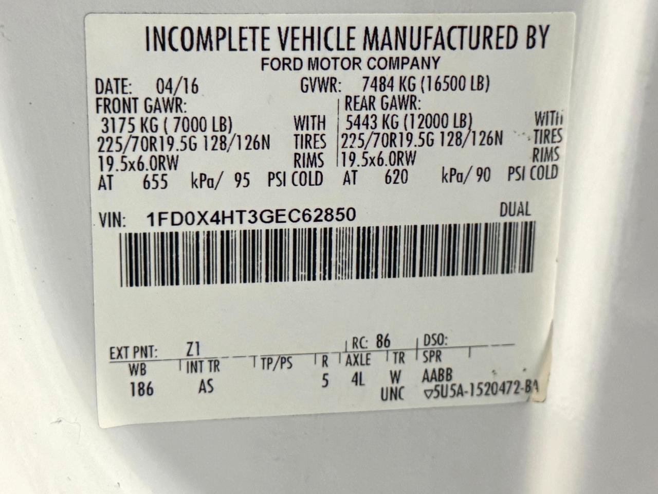 Used 2016 Ford F450 XL w/ Power Equipment Group AWD/4WD image 48