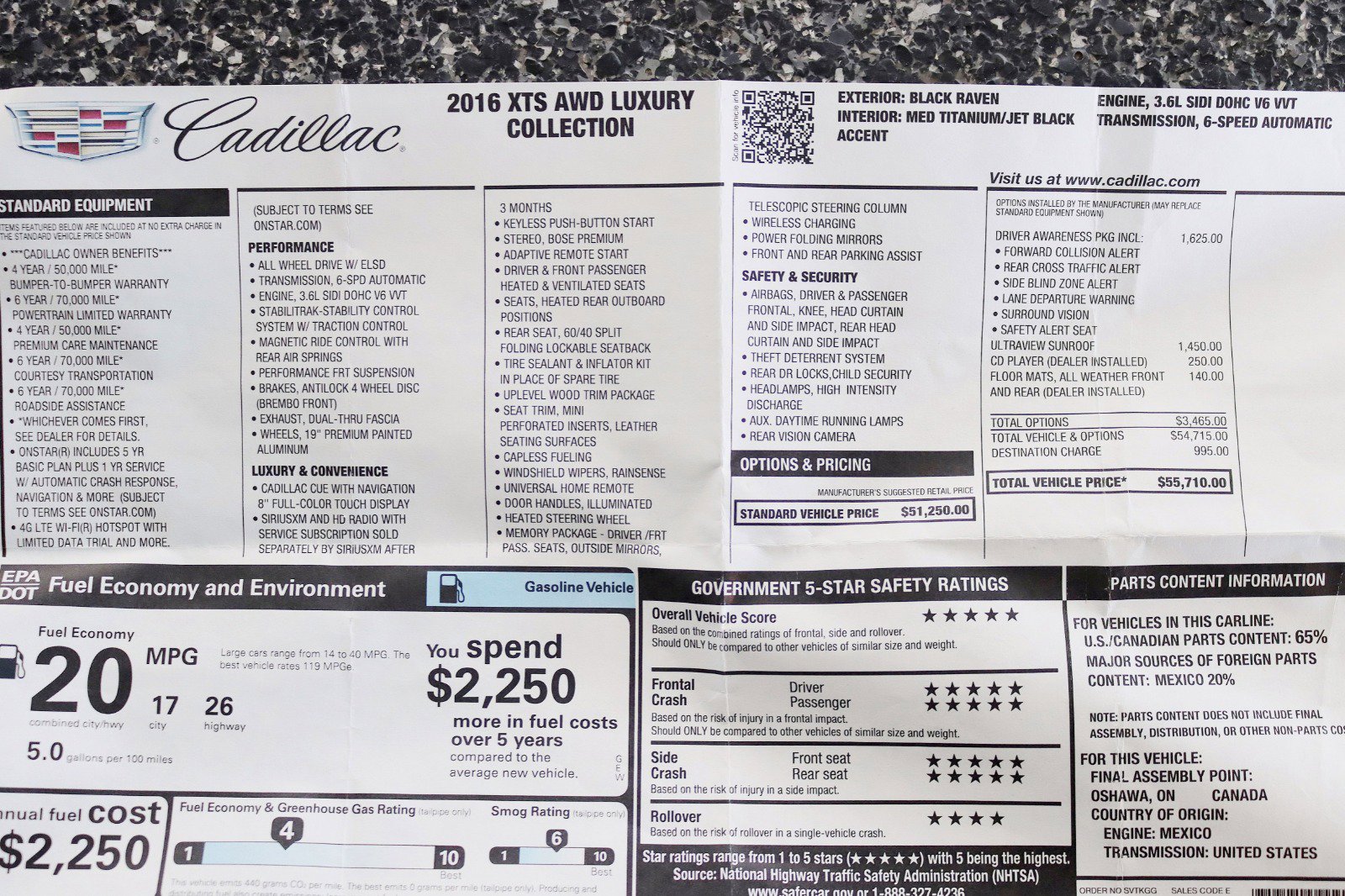 Used 2016 Cadillac XTS Luxury w/ Driver Awareness Package AWD/4WD image 2