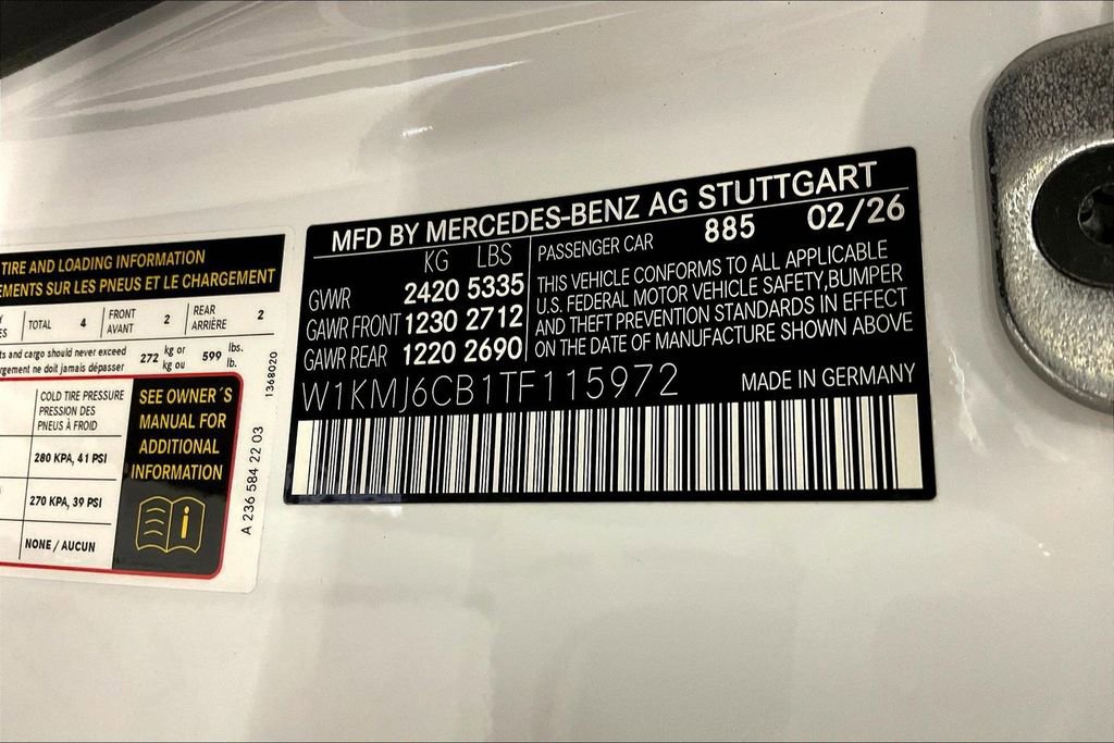 New 2026 Mercedes-Benz CLE 53 AMG 4MATIC Coupe image 11