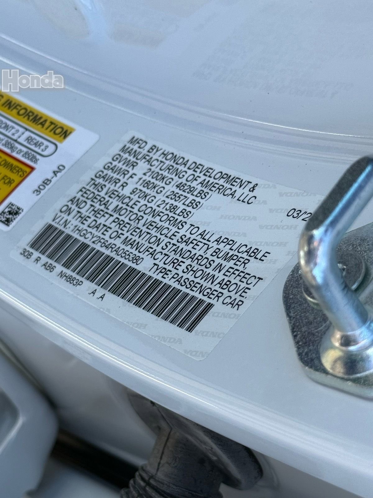 Certified 2024 Honda Accord EX-L image 35