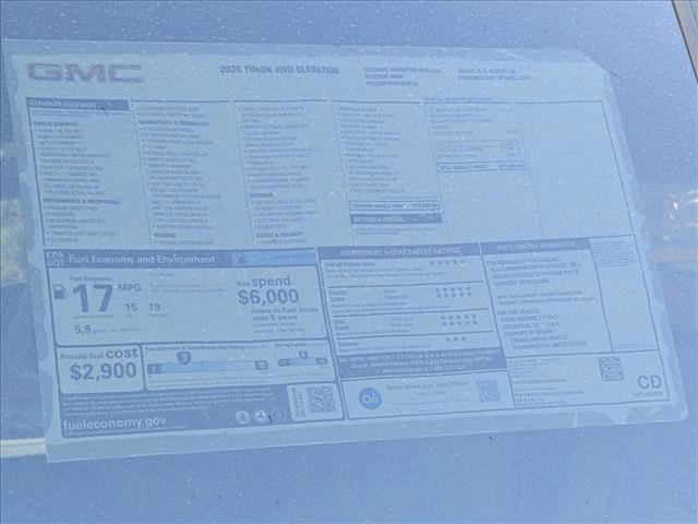 New 2026 GMC Yukon Elevation AWD/4WD image 16
