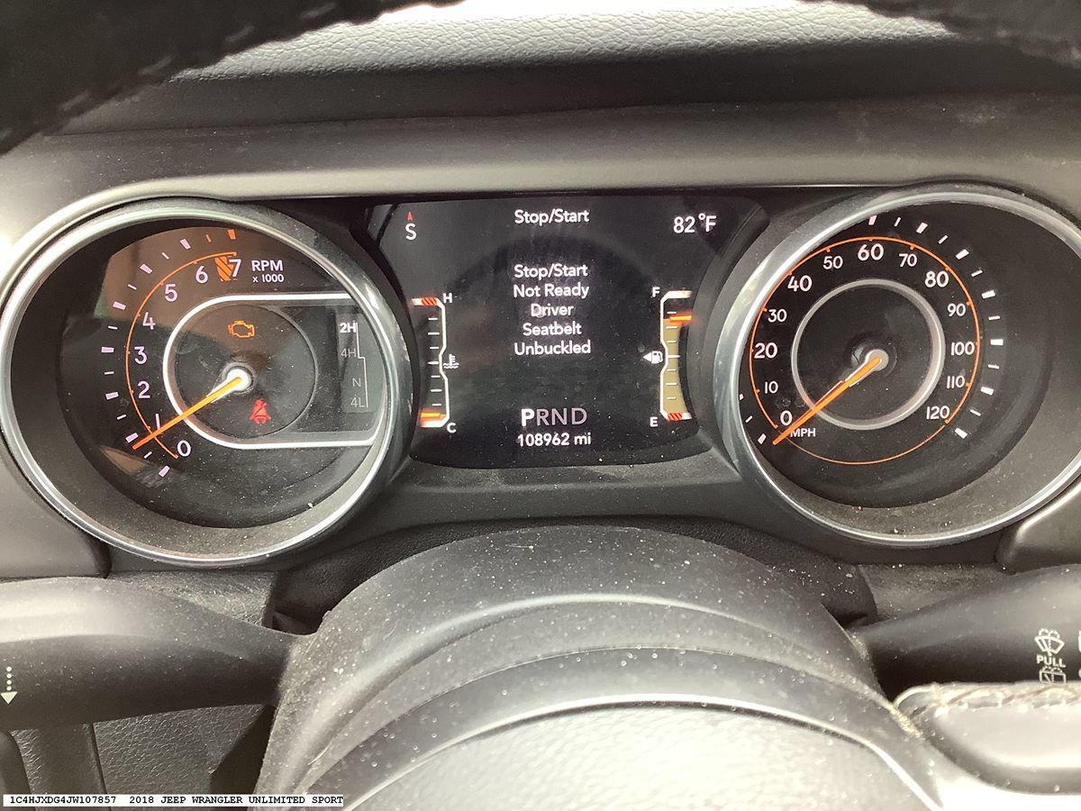 Used 2018 Jeep Wrangler Unlimited Sport S AWD/4WD image 8