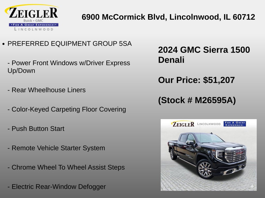 Used 2024 GMC Sierra 1500 Denali w/ Denali Reserve Package AWD/4WD image 12