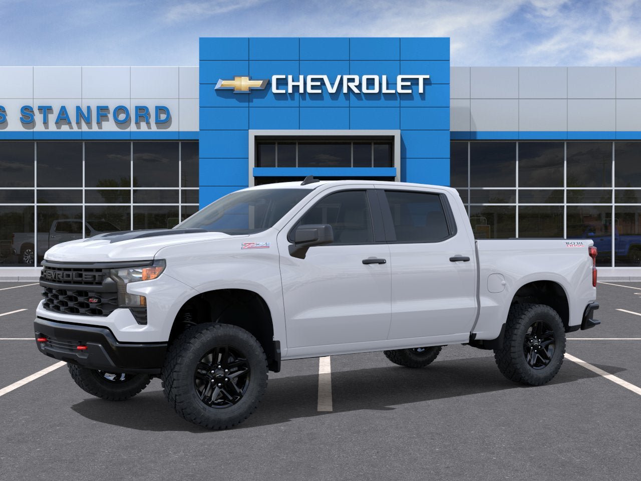 New 2026 Chevrolet Silverado 1500 Custom Trail Boss w/ LPO, Dark Essentials Package AWD/4WD image 2