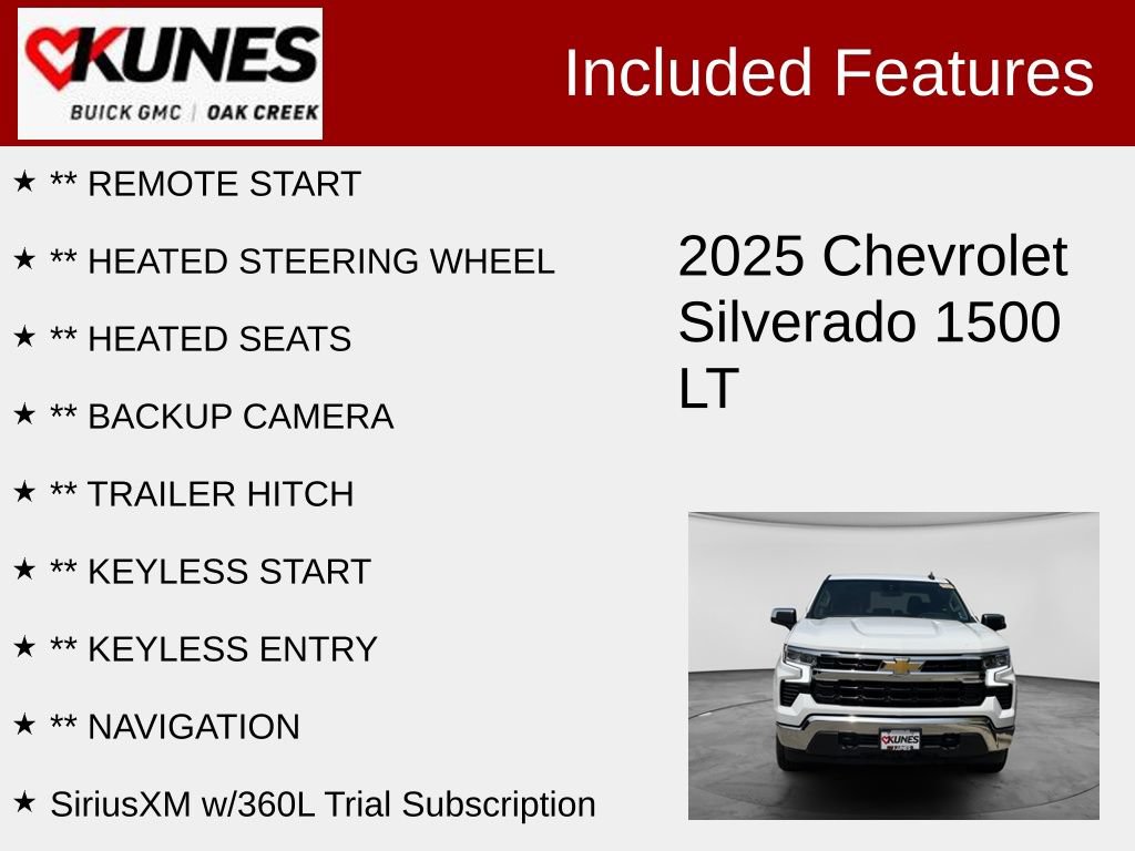 Used 2025 Chevrolet Silverado 1500 LT AWD/4WD image 2