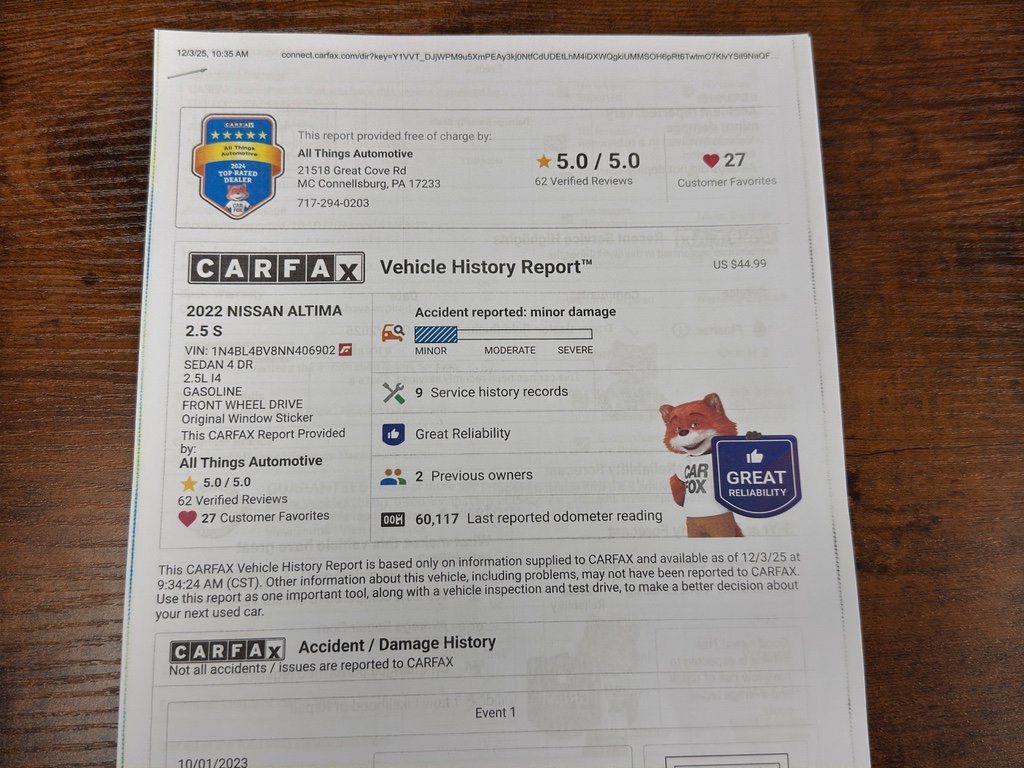 Used 2022 Nissan Altima 2.5 S image 33