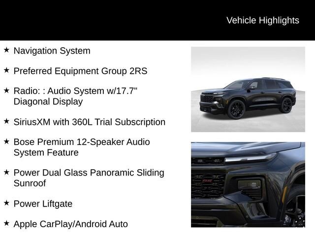 New 2026 Chevrolet Traverse RS AWD/4WD image 27
