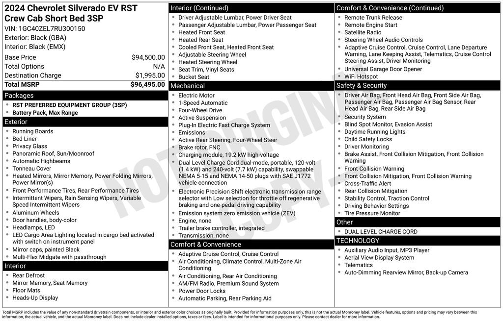 Used 2024 Chevrolet Silverado EV RST image 6