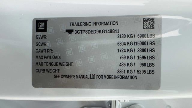 Used 2019 GMC Sierra 1500 SLT w/ SLT Premium Plus Package image 37