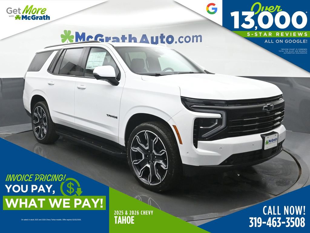 New 2026 Chevrolet Tahoe RST w/ RST Capability Package