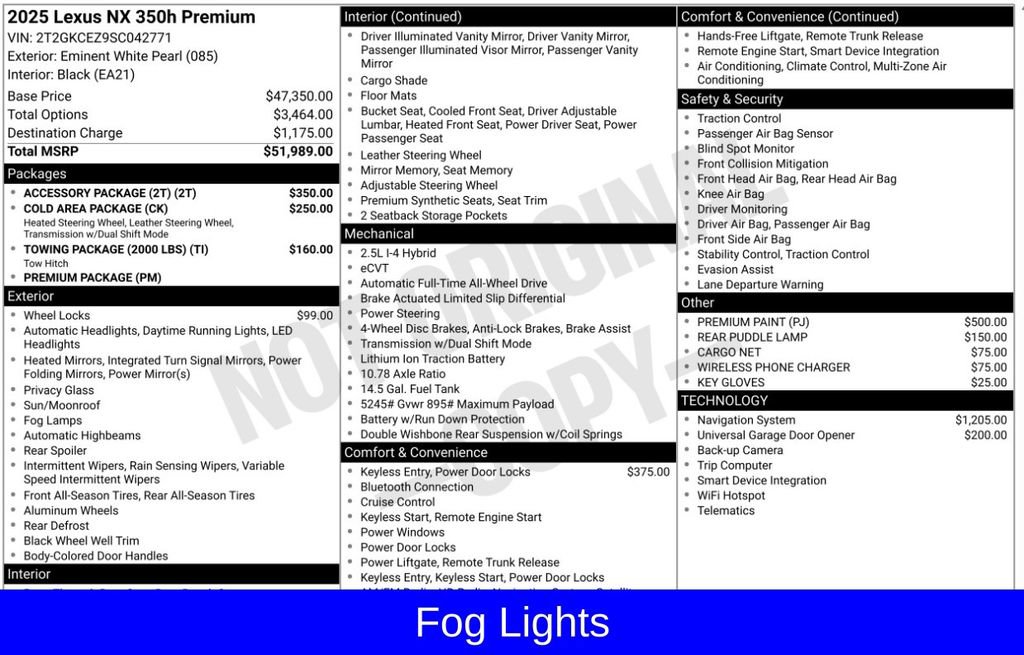 Used 2025 Lexus NX 350h AWD w/ Accessory Package (2T) image 6