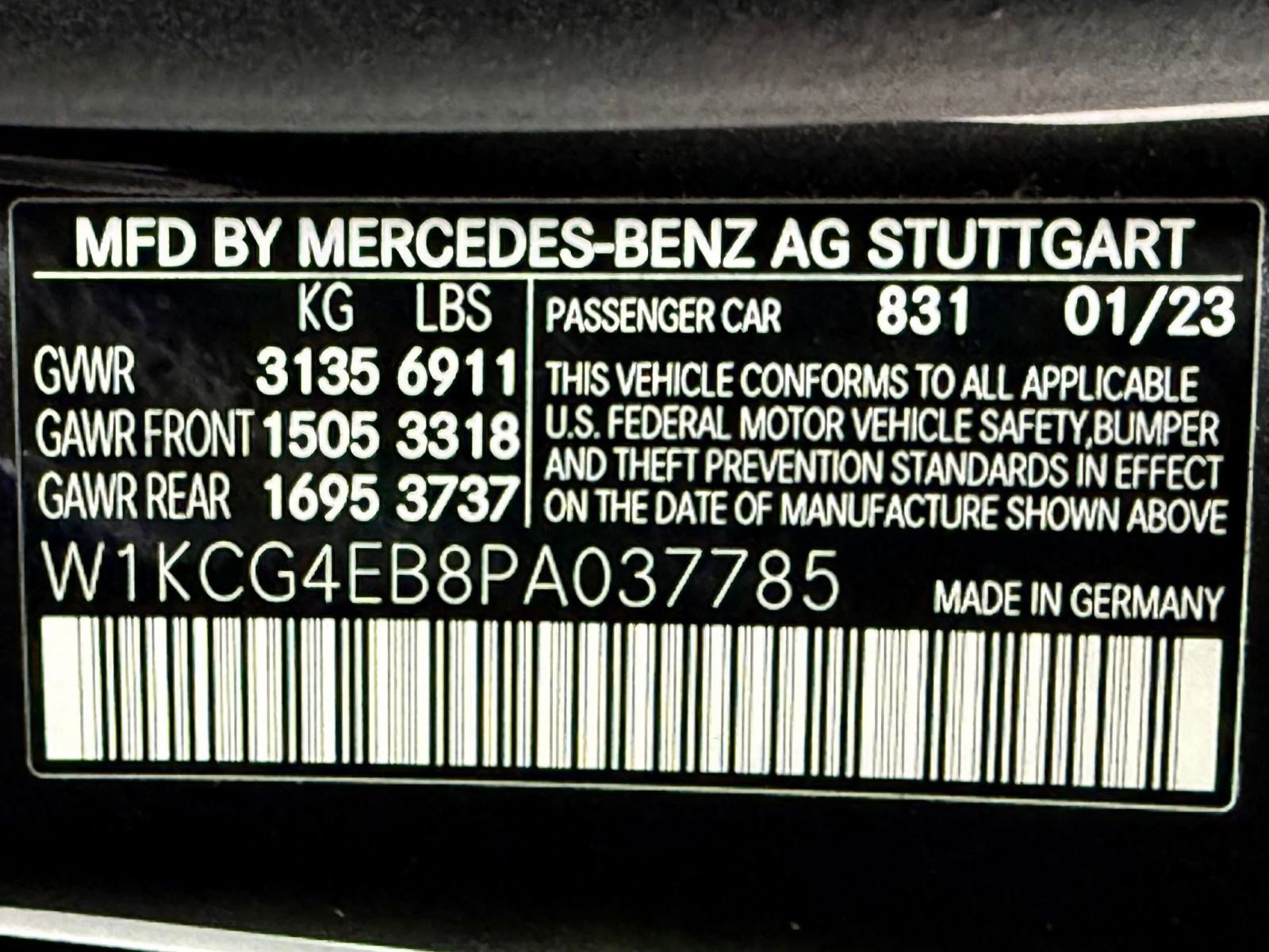 Certified 2023 Mercedes-Benz EQS 580 4MATIC Sedan image 18