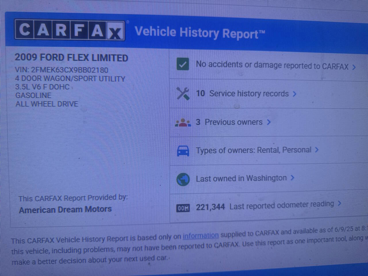 Used 2009 Ford Flex Limited image 13