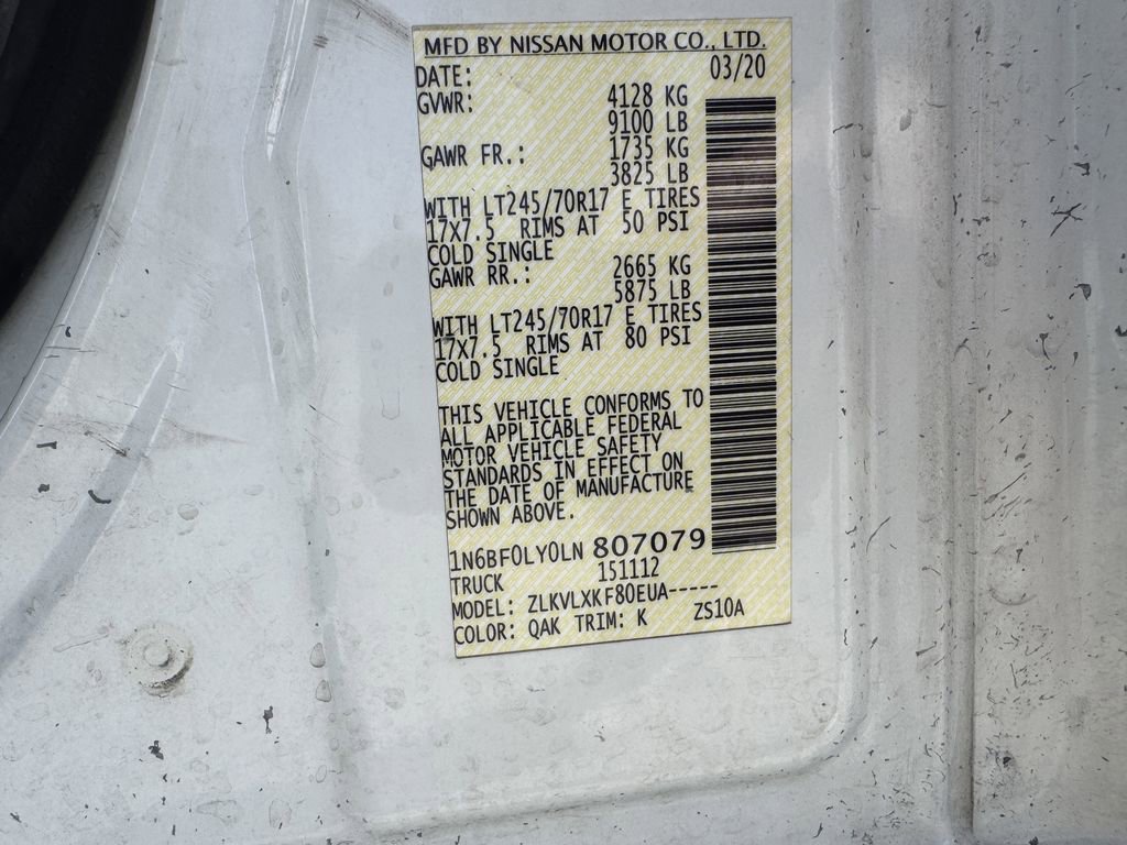 Used 2020 Nissan NV 2500 SV image 28