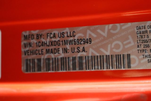 Used 2021 Jeep Wrangler Unlimited Sport AWD/4WD image 31