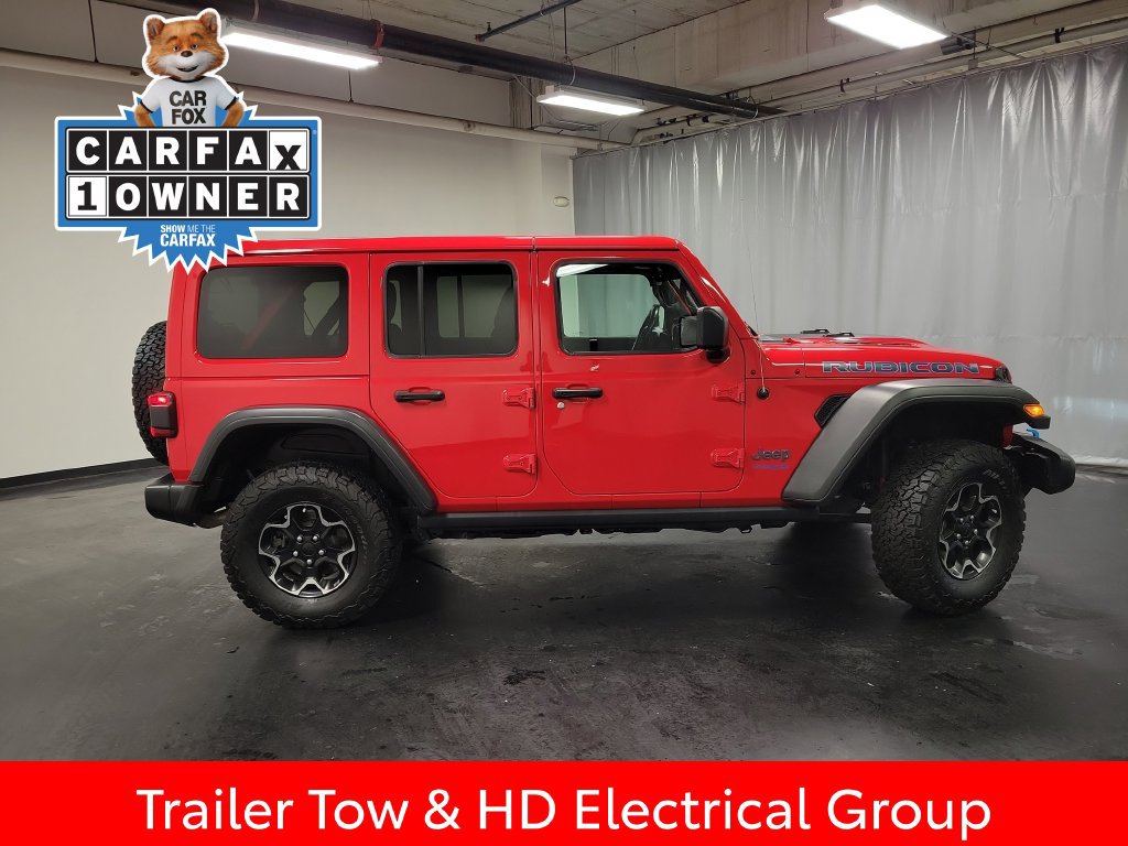 Used 2021 Jeep Wrangler Unlimited Rubicon 4xe w/ Cold Weather Group AWD/4WD image 9