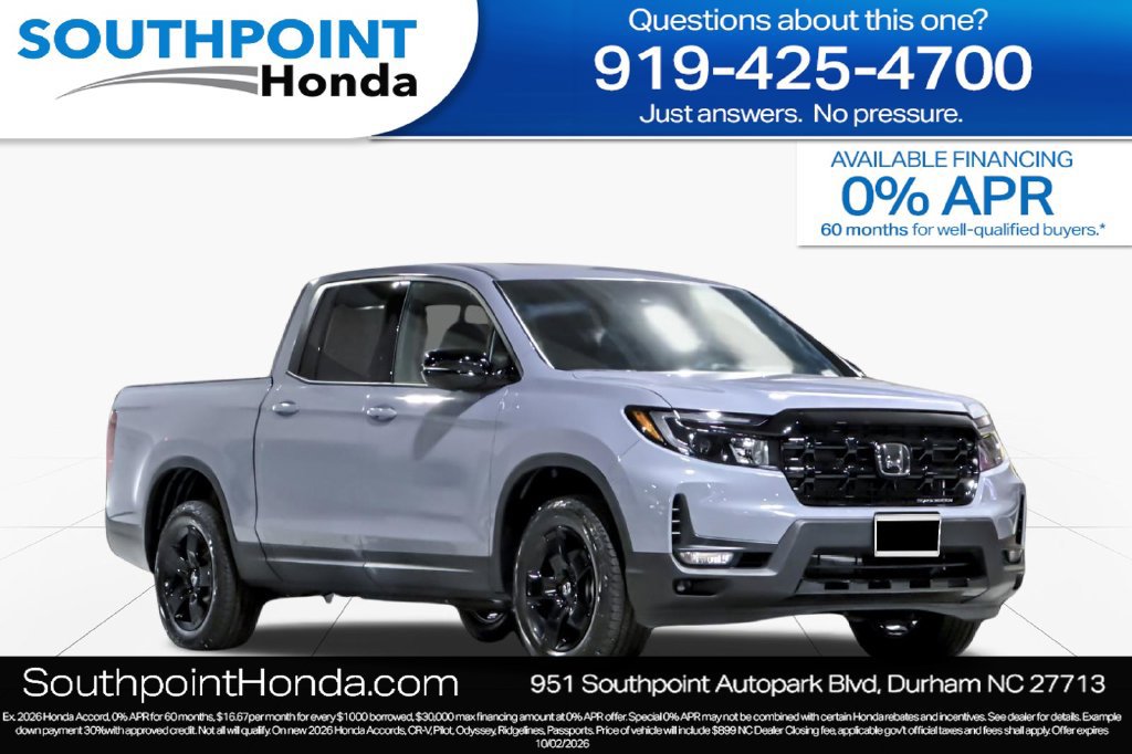New 2026 Honda Ridgeline Black Edition image 1