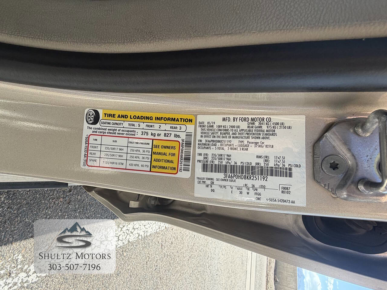 Used 2019 Ford Fusion SE FWD image 20