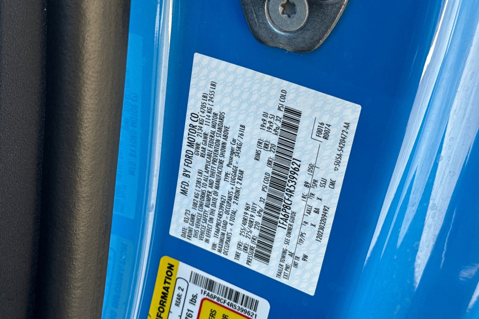 Used 2024 Ford Mustang GT Premium w/ GT Performance Package image 27