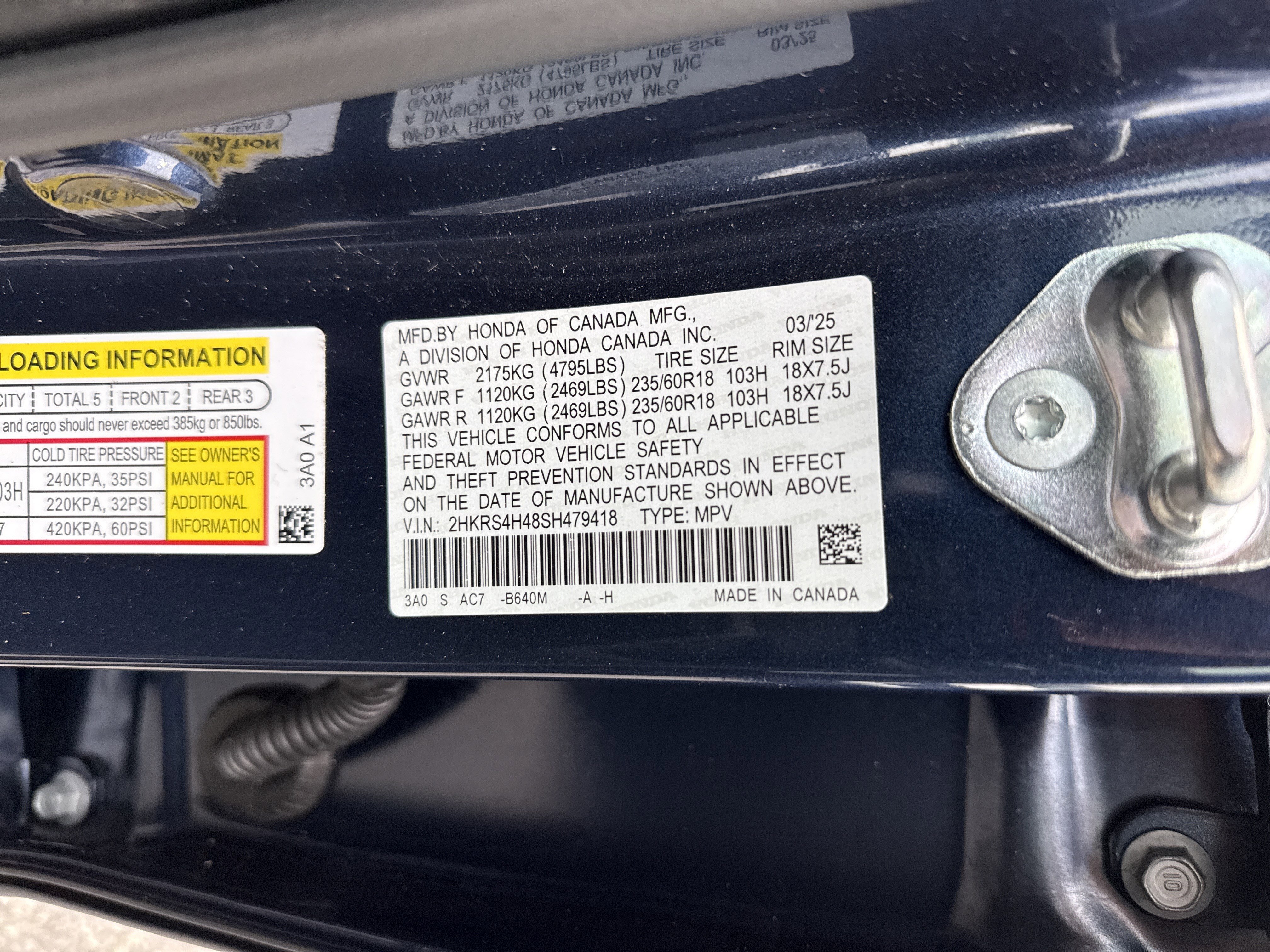 Certified 2025 Honda CR-V EX image 37
