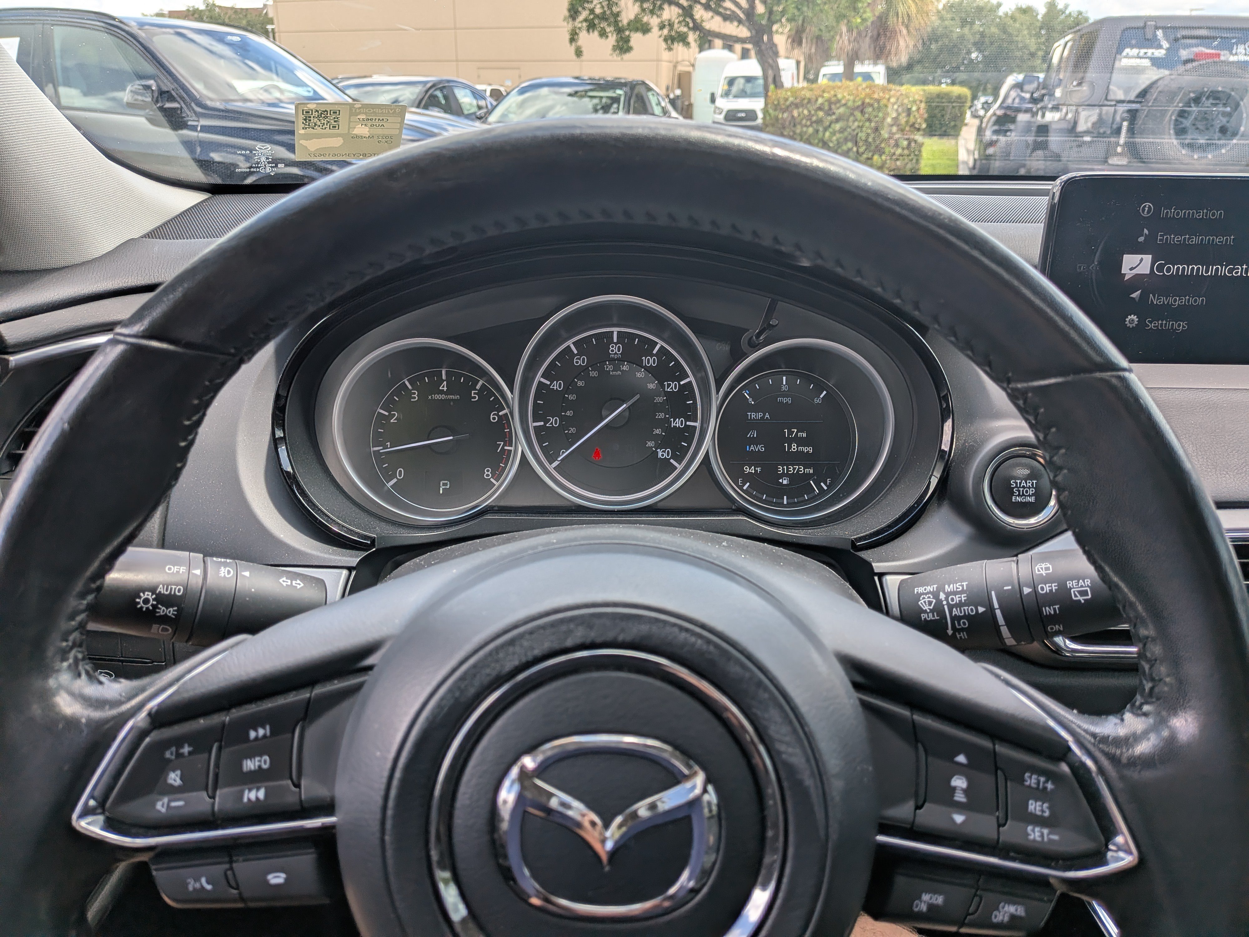 Used 2022 MAZDA CX-9 Touring w/ Touring Premium Package AWD/4WD image 27