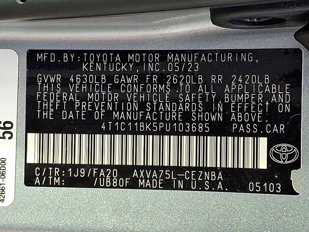 Used 2023 Toyota Camry LE w/ Cold Weather Package AWD/4WD image 30