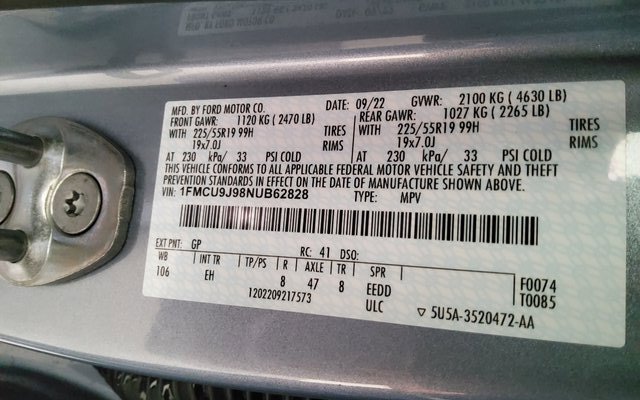 Used 2022 Ford Escape Titanium w/ Class II Trailer Tow Package image 52