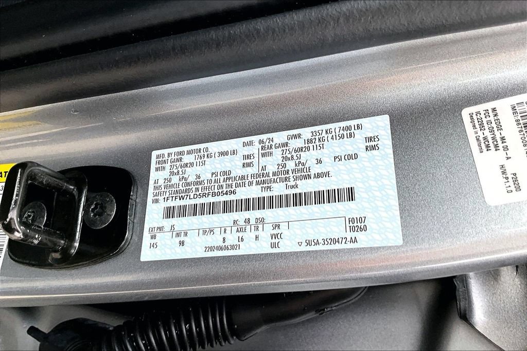 Certified 2024 Ford F150 Platinum w/ Equipment Group 702A High AWD/4WD image 32