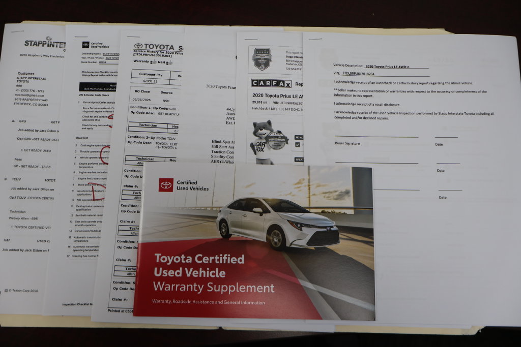 Certified 2020 Toyota Prius LE AWD/4WD image 29