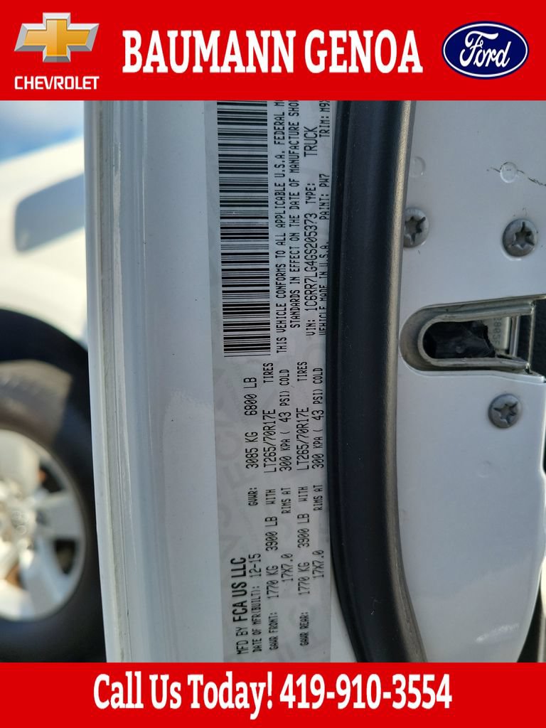 Used 2016 RAM 1500 Outdoorsman AWD/4WD image 30
