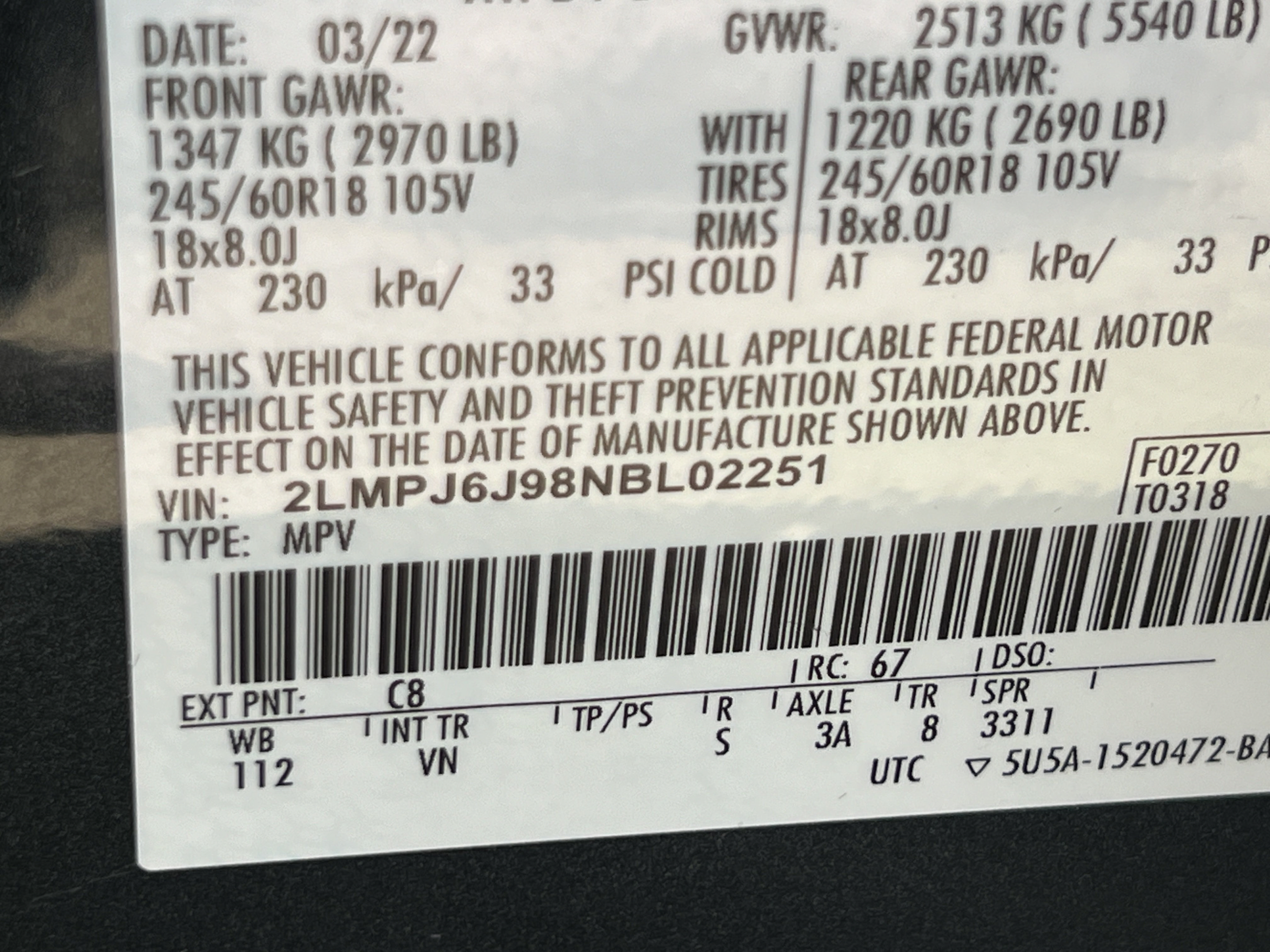 Used 2022 Lincoln Nautilus FWD image 27
