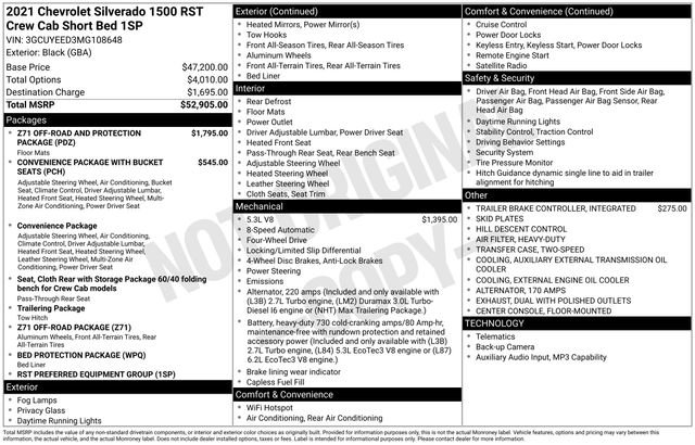 Used 2021 Chevrolet Silverado 1500 RST image 15