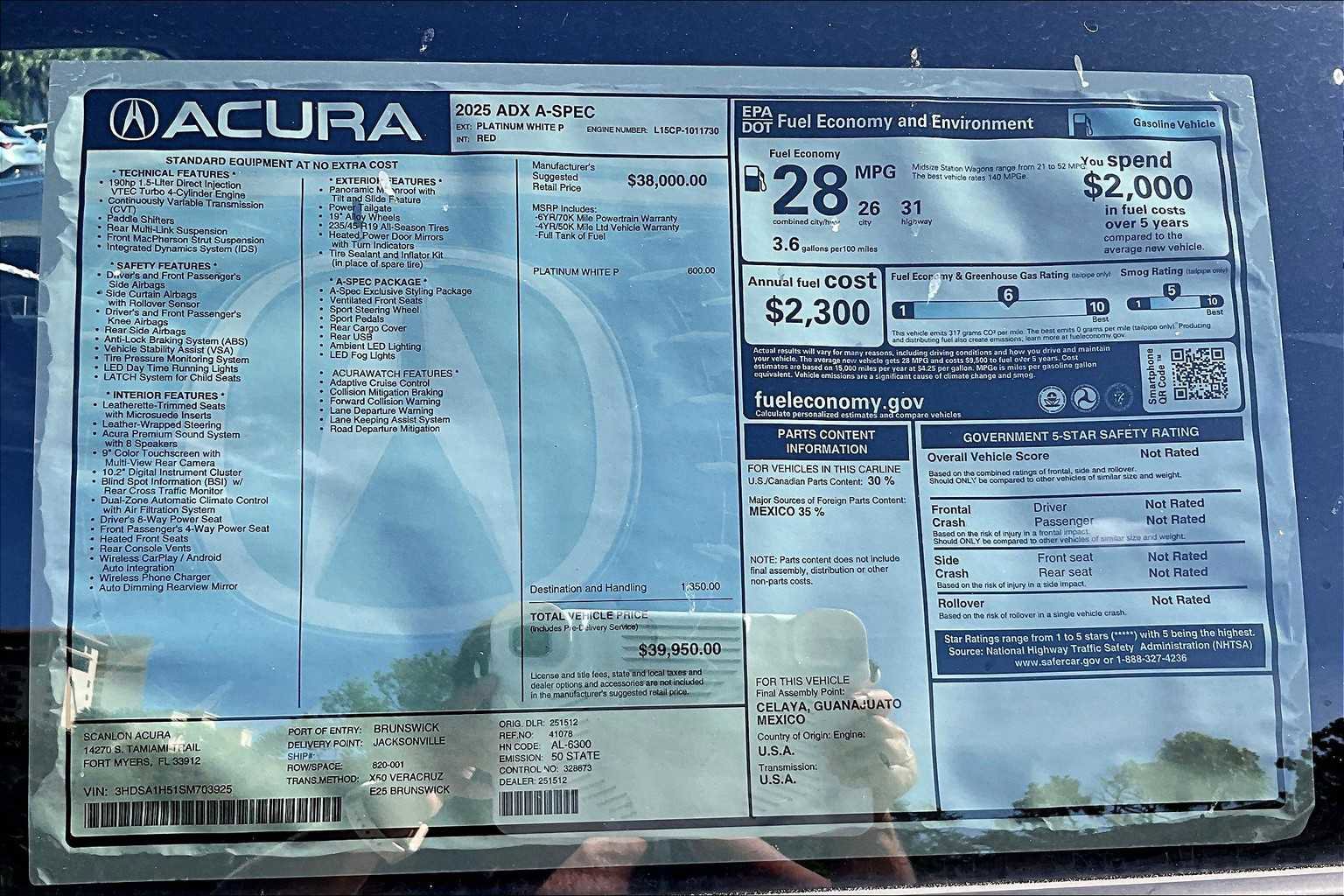 Certified 2025 Acura ADX A-Spec image 22