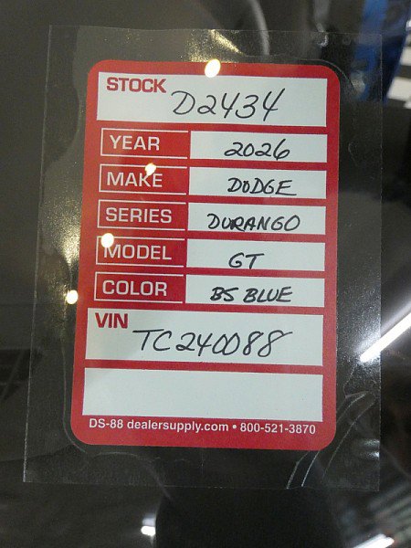 New 2026 Dodge Durango GT image 33