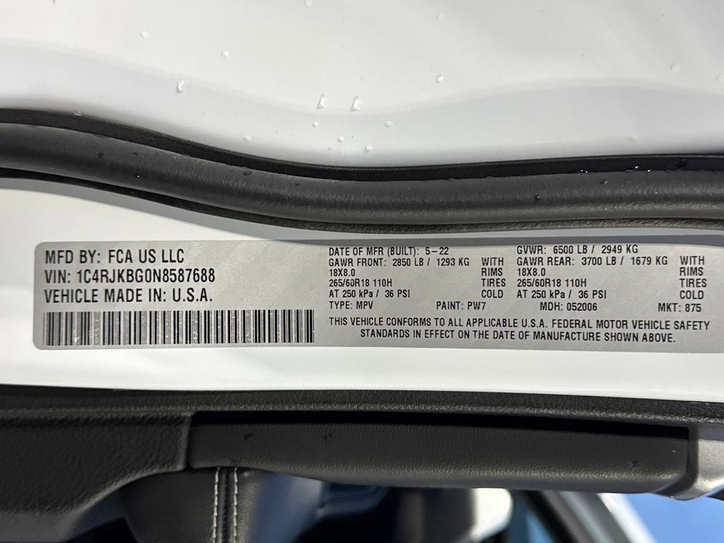 Certified 2022 Jeep Grand Cherokee L Limited image 50