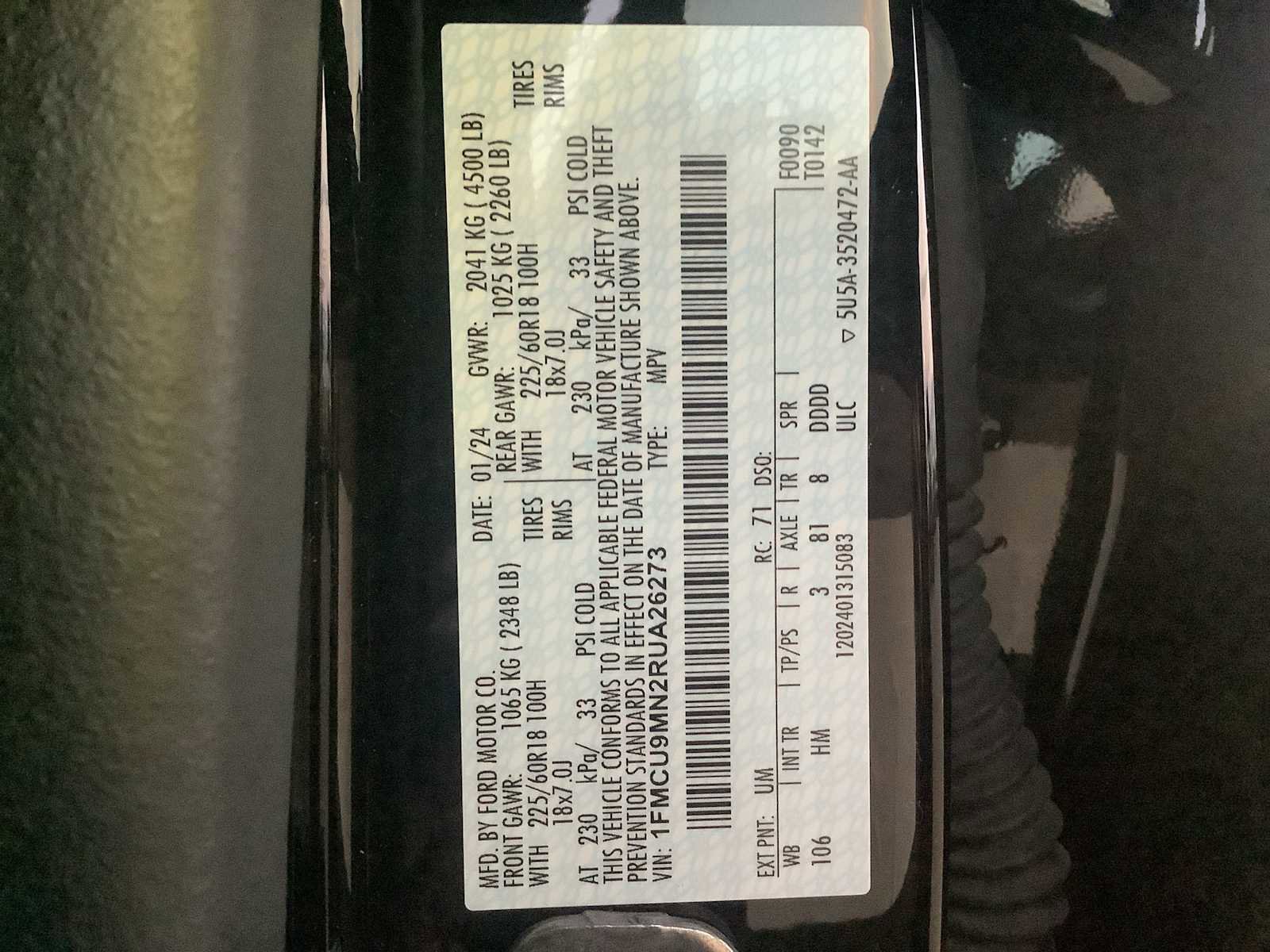 Used 2024 Ford Escape ST-Line image 21