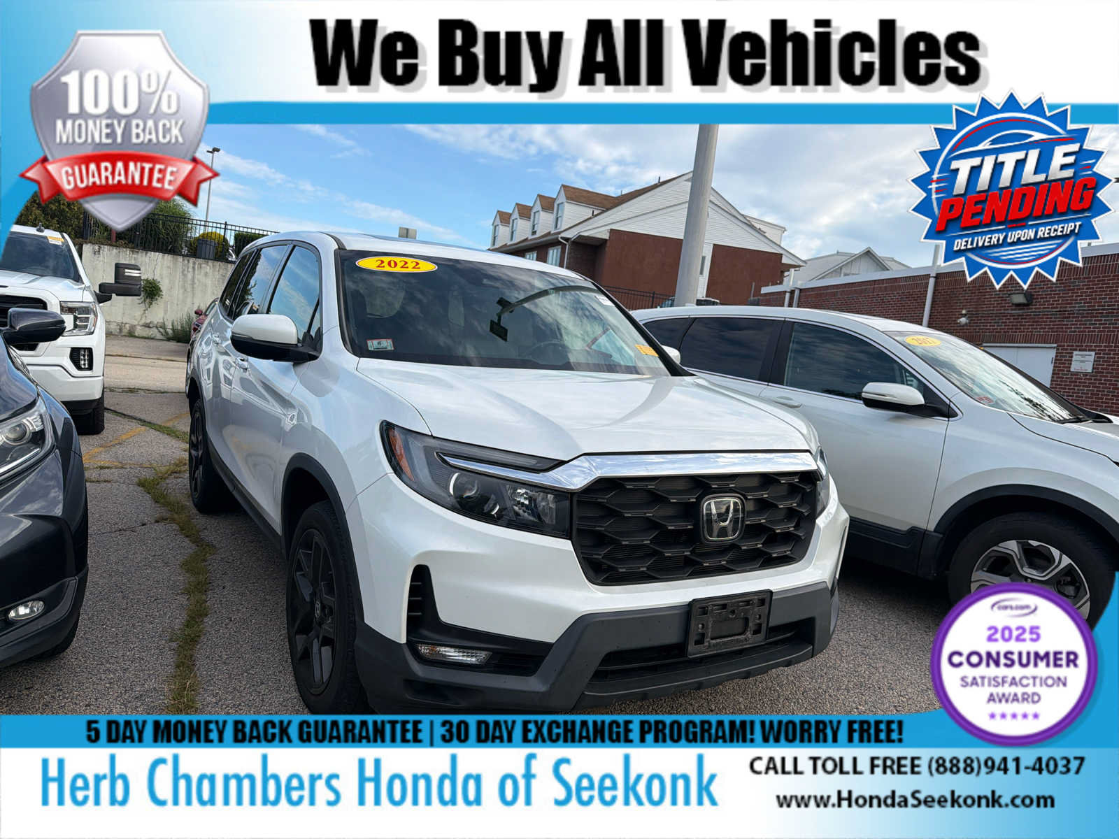 Used 2022 Honda Passport EX-L image 1