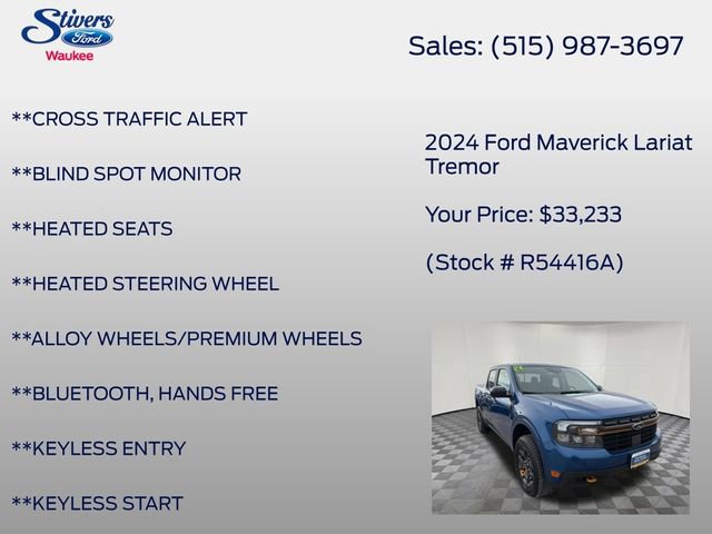 Certified 2024 Ford Maverick Tremor w/ Tremor Off-Road Package image 32