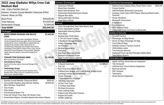 Used 2023 Jeep Gladiator Willys image 5